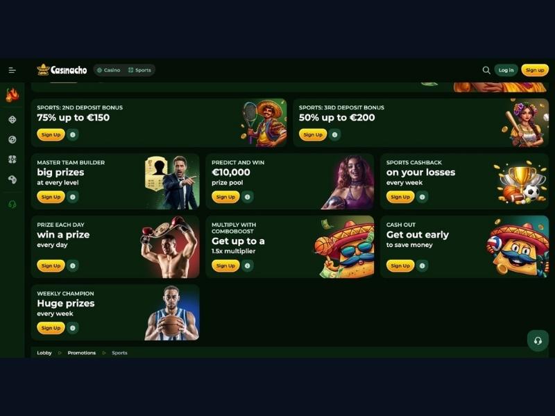 Originals and full catalogue on smartphone at Casinacho Casino for Canadian players